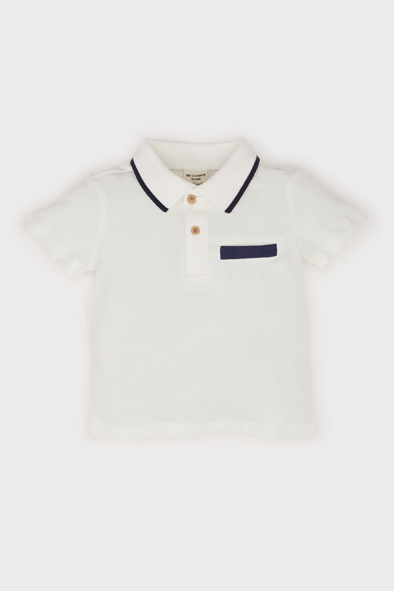 Erkek Bebek Pike Kısa Kollu Polo Tişört