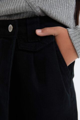 Kız Çocuk Gabardin Şort Etek