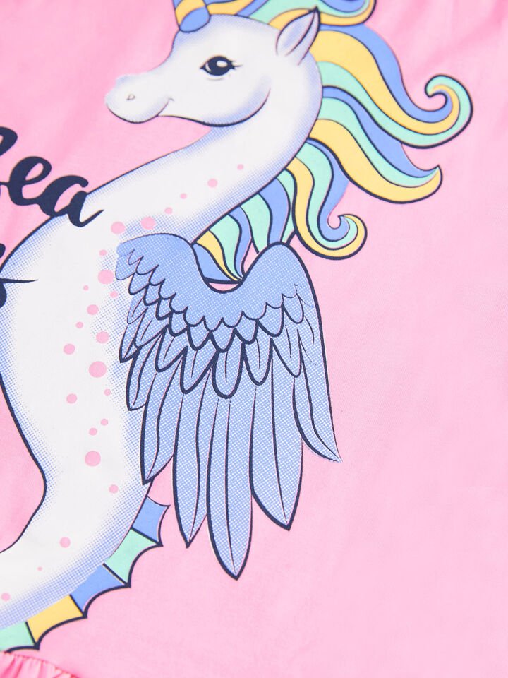 Seacorn Kız Çocuk Pembe Elbise