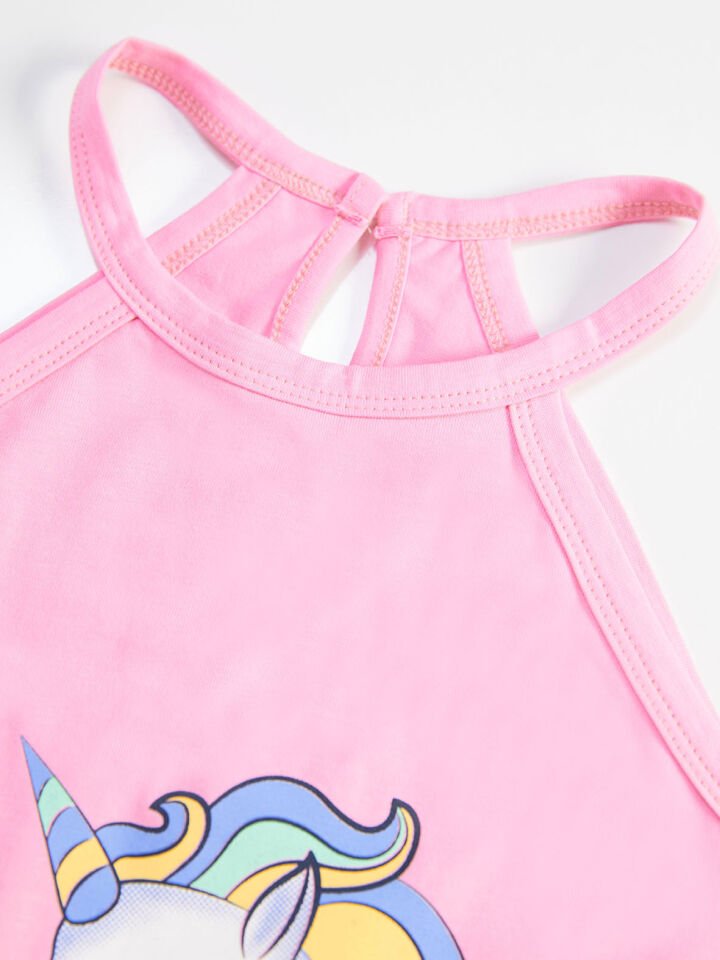 Seacorn Kız Çocuk Pembe Elbise