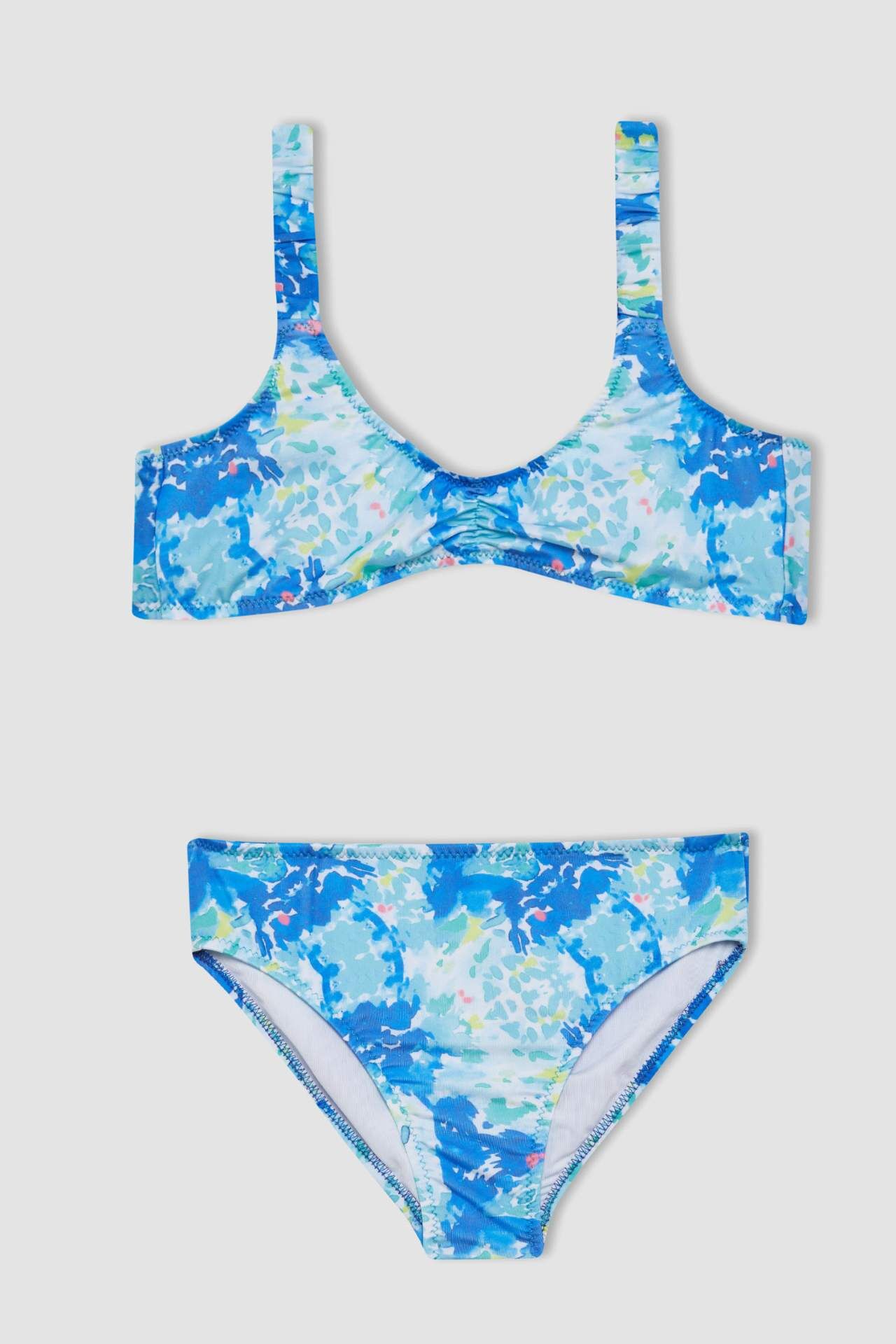 Kız Çocuk Desenli Bikini Takımı 11/12 Yaş - Kız Çocuk - Genç Kız