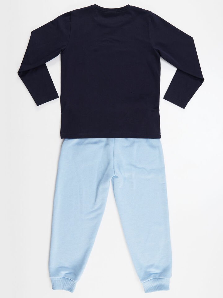 Clang Erkek Çocuk T-shirt Pantolon Takım 6 Y - Lacivert, Gri