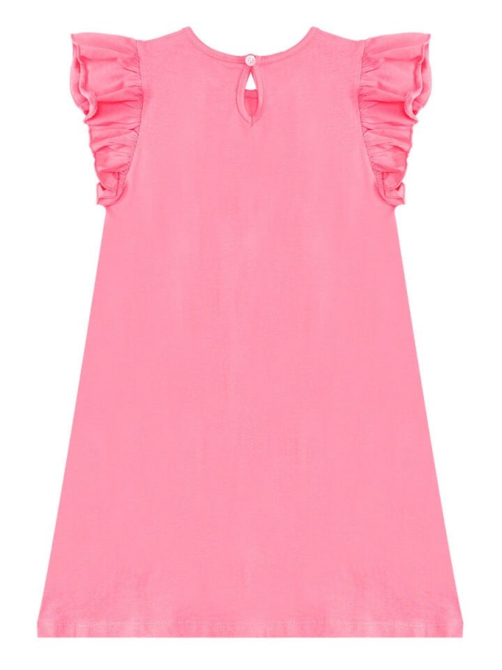 Ayıcıklar Kız Çocuk Pembe Elbise