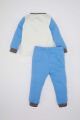 Erkek Bebek Araç Baskılı Uzun Kollu Penye Pijama Takımı