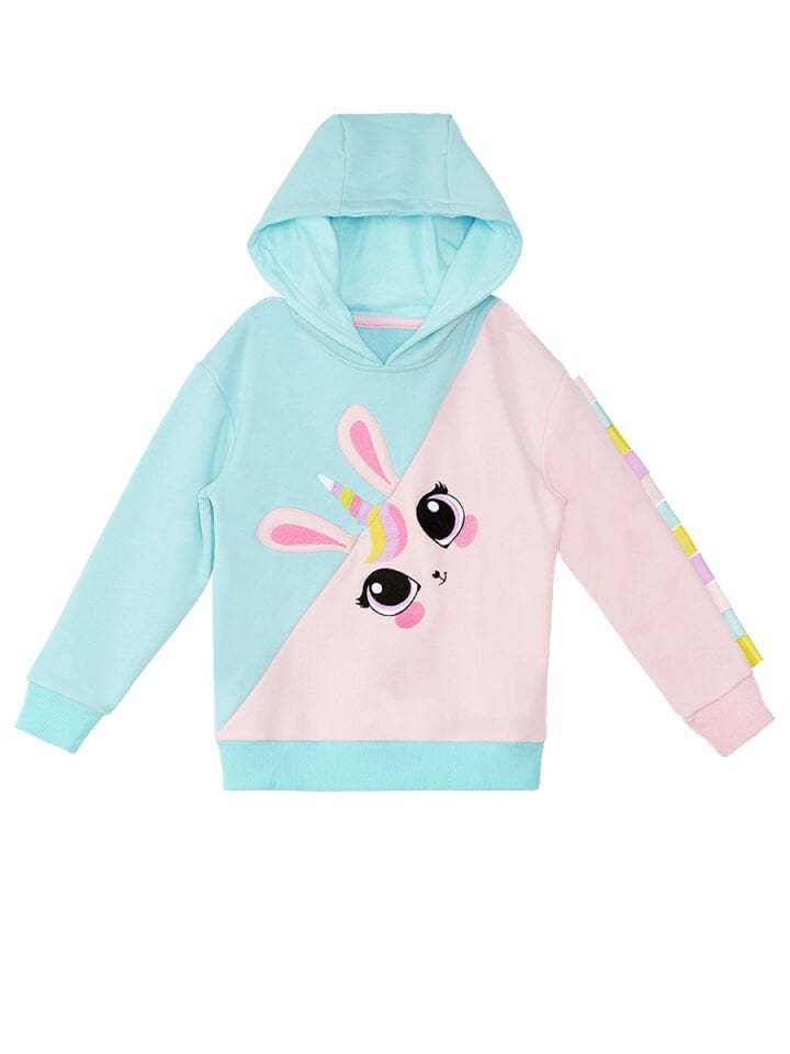 Unicorn Tavşan Kız Çocuk Sweatshirt