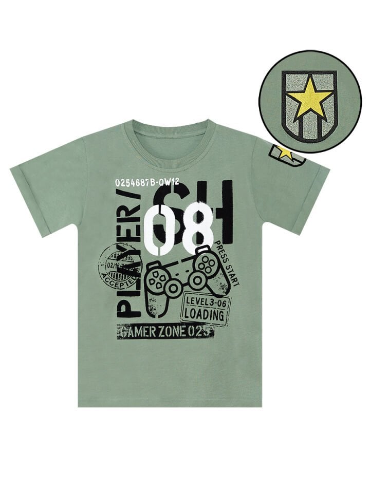 Player 8 Erkek Çocuk T-shirt Kapri Şort Takım