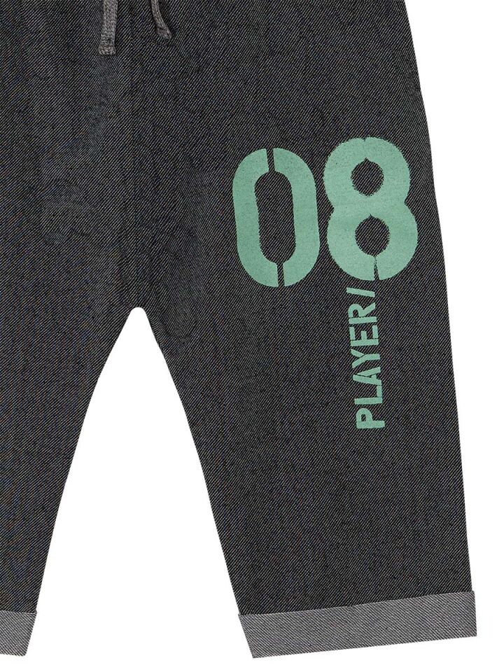 Player 8 Erkek Çocuk T-shirt Kapri Şort Takım 10 Y - Haki