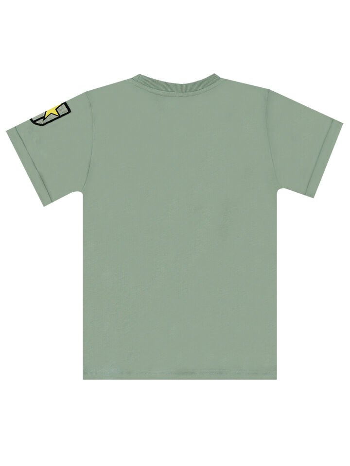 Player 8 Erkek Çocuk T-shirt Kapri Şort Takım 10 Y - Haki