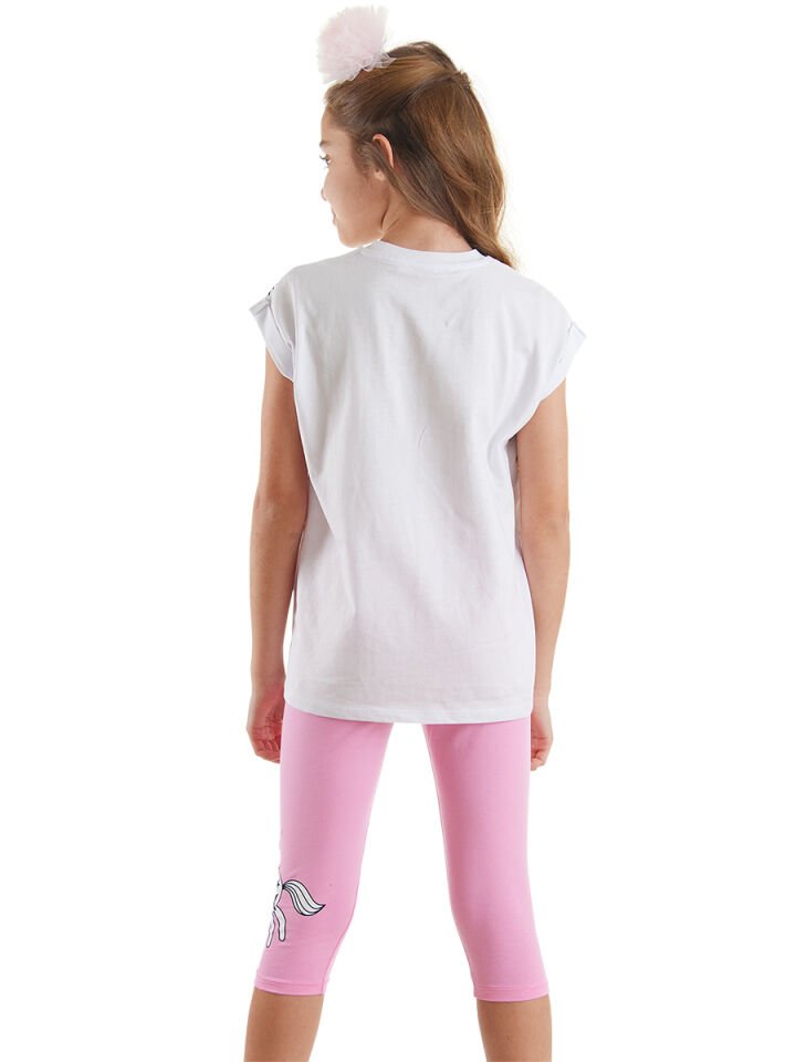 Believe in Magic Kız Çocuk T-Shirt Tayt Takım 10 Y - Pembe
