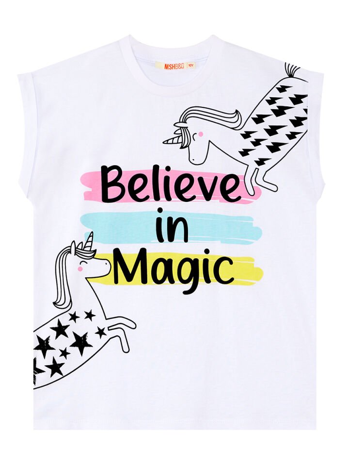 Believe in Magic Kız Çocuk T-Shirt Tayt Takım 10 Y - Pembe