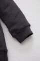Kız Bebek Kapüşonlu Baskılı İçi Yumuşak Tüylü Sweatshirt