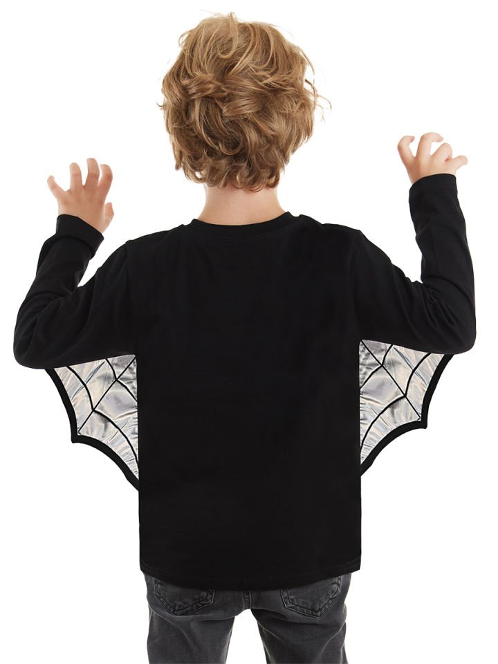 Halloween Erkek Çocuk Siyah T-shirt