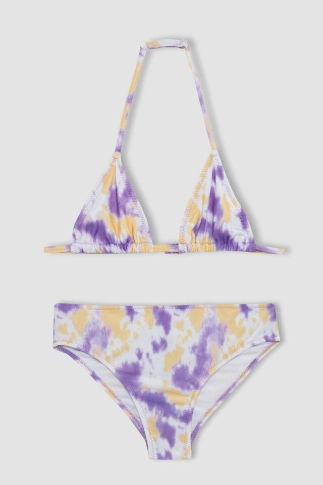 Kız Çocuk Batik Desenli Bikini Takımı