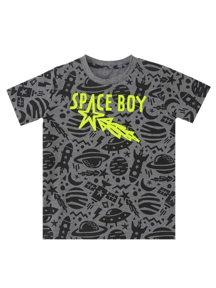 Uzay Roket Erkek Çocuk T-shirt Şort Takım