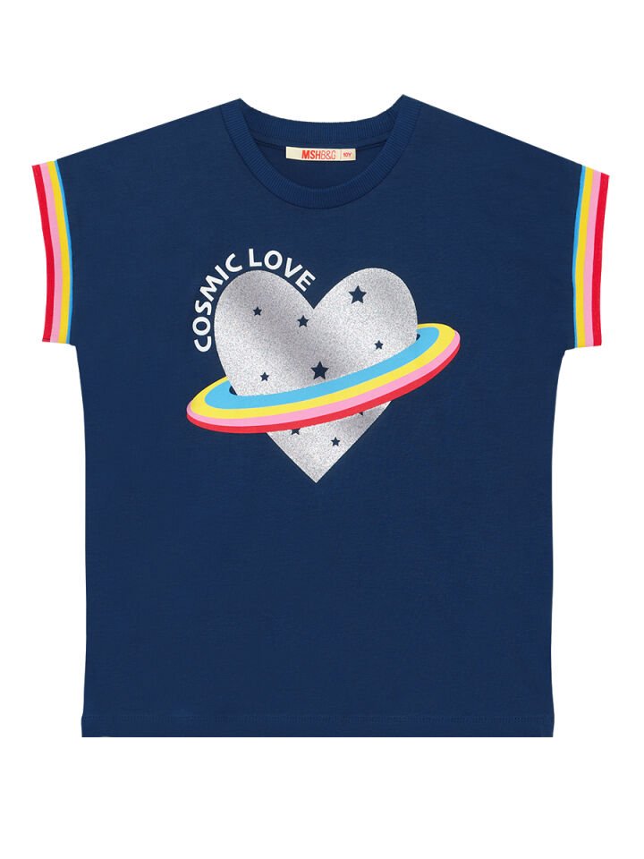 Cosmic Love Kız Çocuk T-Shirt Tayt Takım 5 Y - Pembe