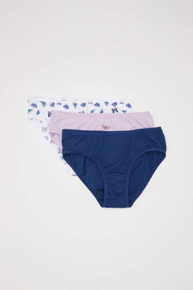 Kız Çocuk 3'lü Slip Külot