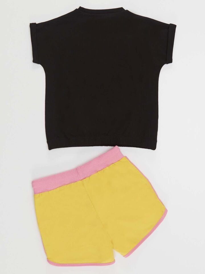 Boom Kız Çocuk Crop Top Şort Takım