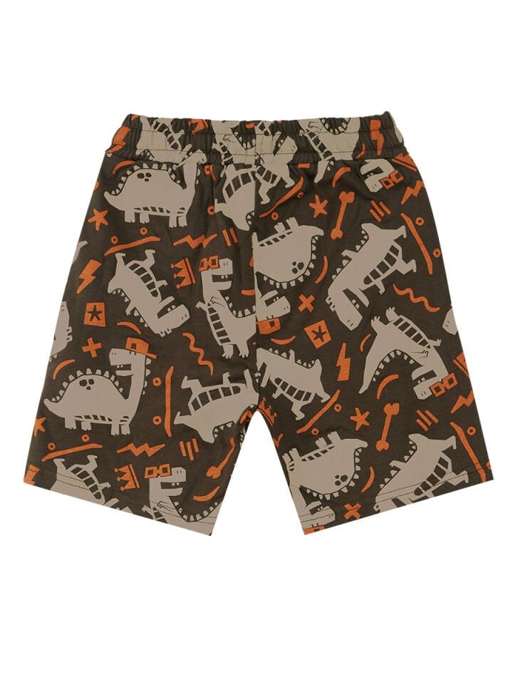 Kaykay Dino Erkek Çocuk T-shirt Şort Takım