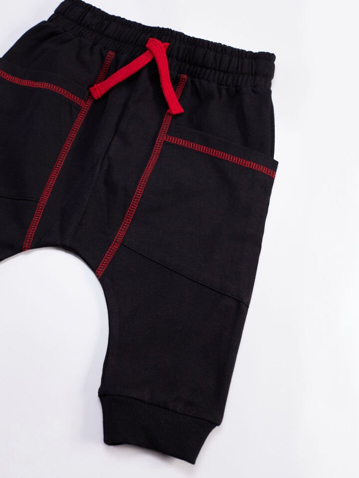 Need Hero Erkek Çocuk T-shirt Kapri Şort Takım 5 Y - Siyah, beyaz