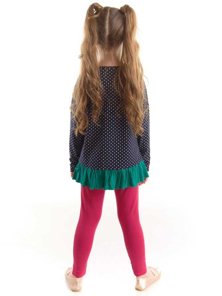 Şirin Çilek Kız Çocuk Tunik Tayt Takım