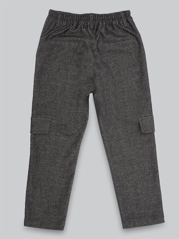 Gri Erkek Çocuk Kargo Pantolon 7-8Y - Gri