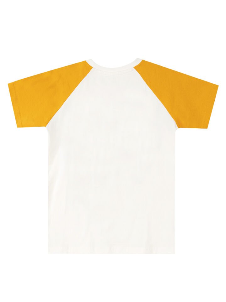 Roarsome Erkek Çocuk T-shirt Kapri Şort Takım 3 Y - Ekru, Lacivert