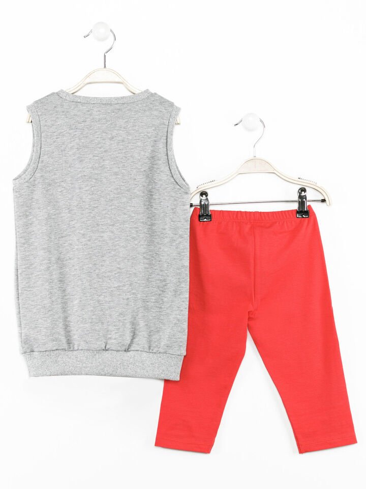 Keyifli Melek Kız Çocuk Tunik Tayt Takım