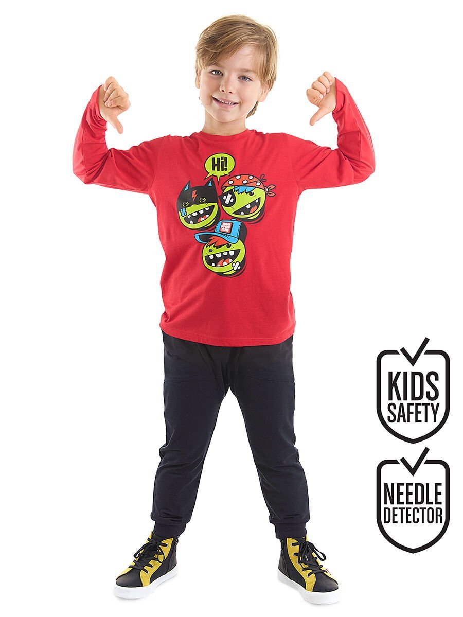 Hi Gang Erkek Çocuk T-shirt Pantolon Takım