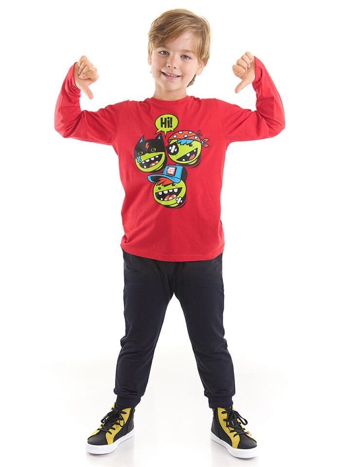 Hi Gang Erkek Çocuk T-shirt Pantolon Takım