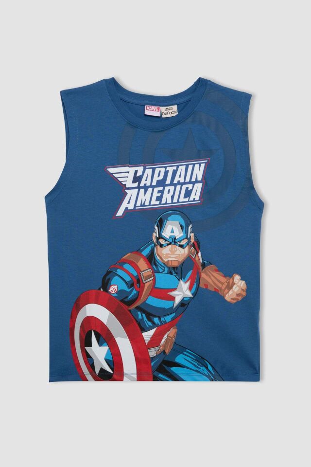 Erkek Çocuk Marvel Bisiklet Yaka Atlet
