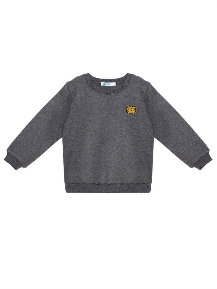 Kedi Erkek Bebek Koyu Gri Eşofman Takım