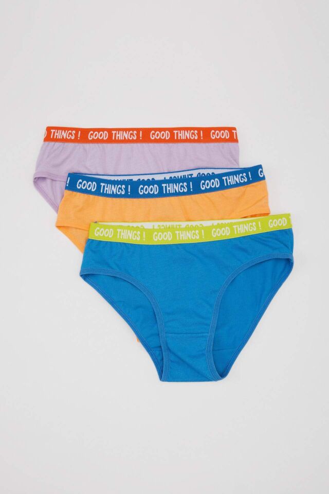 Kız Çocuk 3'lü Slip Külot