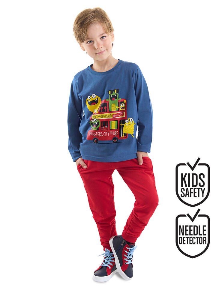 Monster Tours Erkek Çocuk T-shirt Pantolon Takım