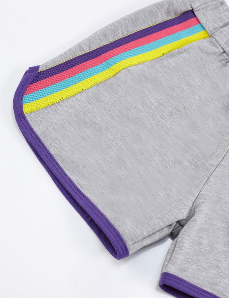 Wassup Kız Çocuk T-shirt Şort Takım 4 Y - Pembe Gri