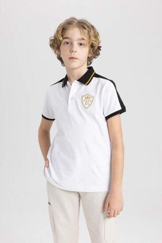 Erkek Çocuk Pike Kısa Kollu Polo Tişört