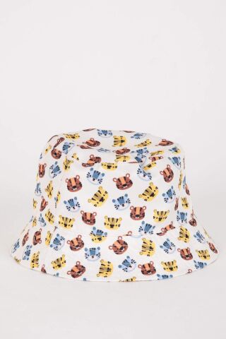 Erkek Bebek Pamuklu Bucket Şapka