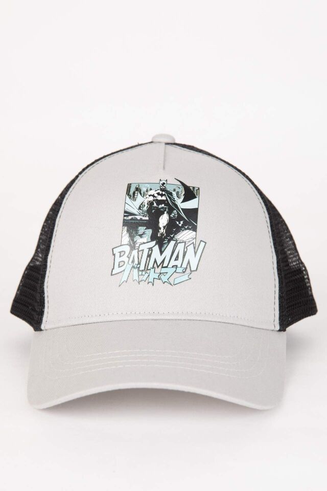 Erkek Çocuk Batman Gabardin Beyzbol Basketbol Şapkası STD
