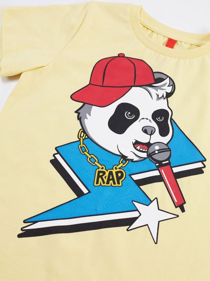 Rap Erkek Çocuk T-shirt Şort Takım