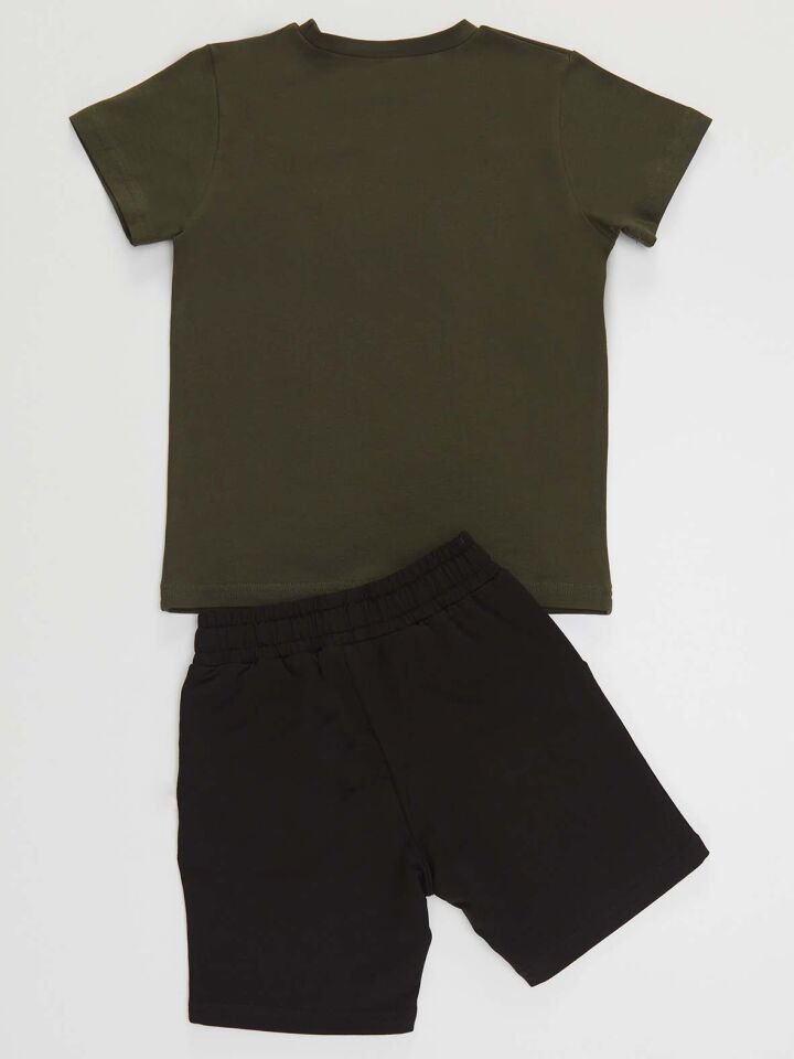 Üç Kaplan Erkek Çocuk T-Shirt Şort Takım