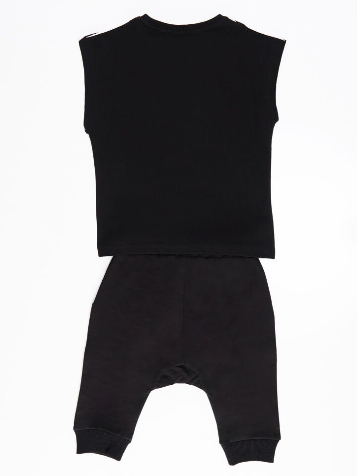 Denizci Erkek Çocuk T-shirt Kapri Şort Takım