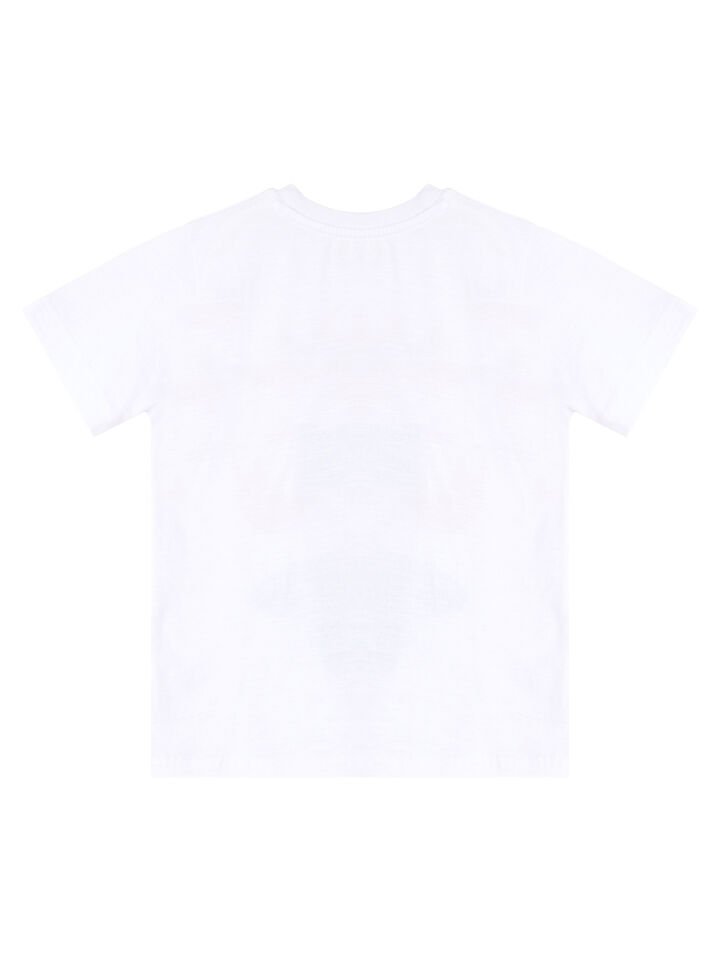 Surf Fox Erkek Çocuk T-shirt Kapri Şort Takım 7 Y - Mavi, Beyaz