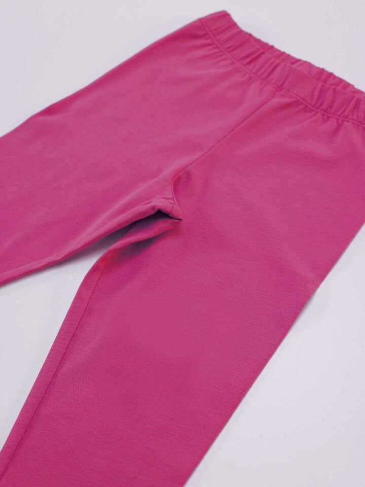 Wow Tüllü Kız Çocuk T-Shirt Pembe Tayt Takım