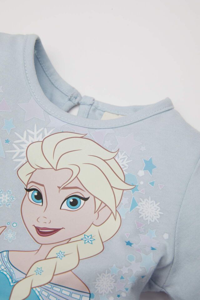 Kız Bebek Frozen Uzun Kollu Tütü Etekli Elbise