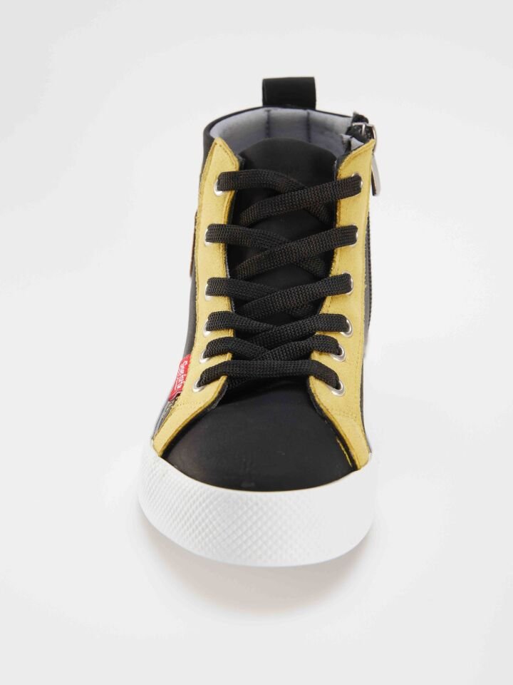 Canavar Erkek Çocuk Siyah Sneakers Spor Ayakkabı