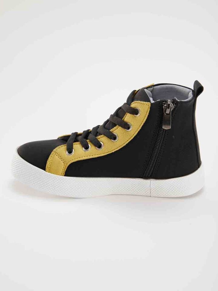 Canavar Erkek Çocuk Siyah Sneakers Spor Ayakkabı