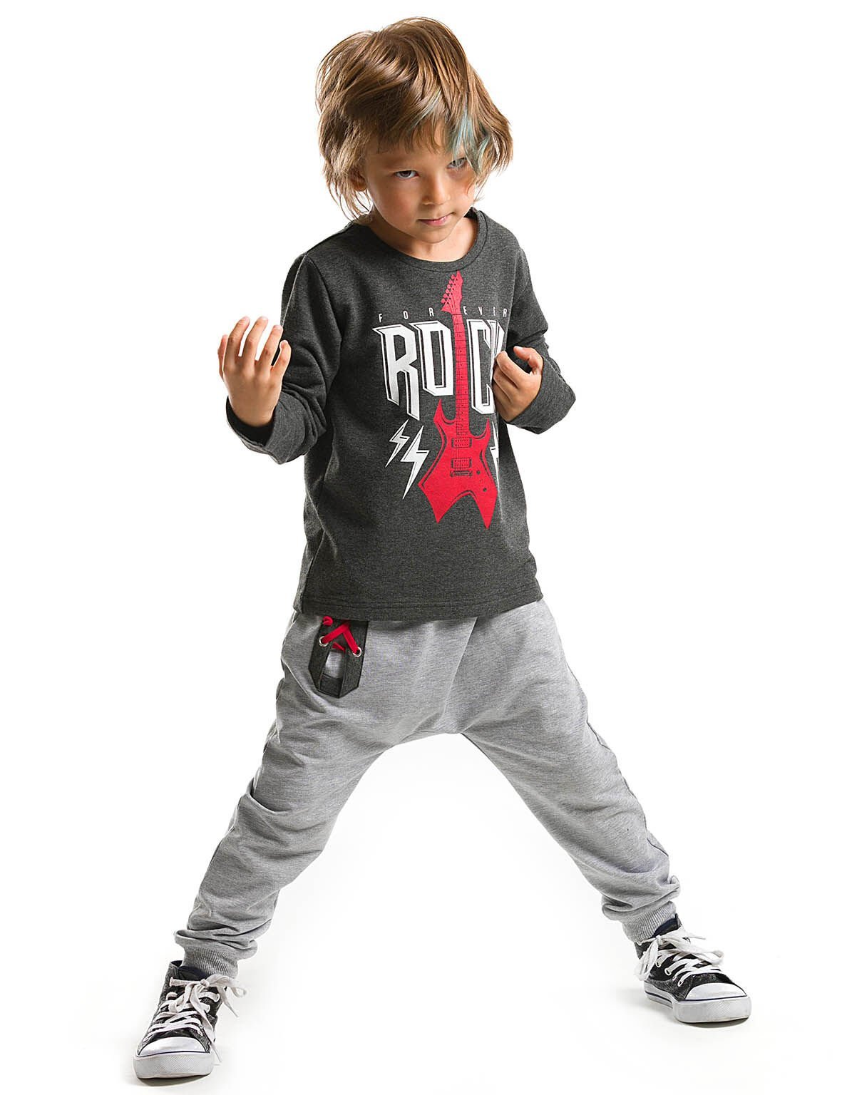 Will Rock U Erkek Çocuk T-shirt Pantolon Takım