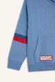 Erkek Çocuk Marvel Avengers Regular Fit Kapüşonlu Kalın Sweatshirt Kumaşı Sweatshirt