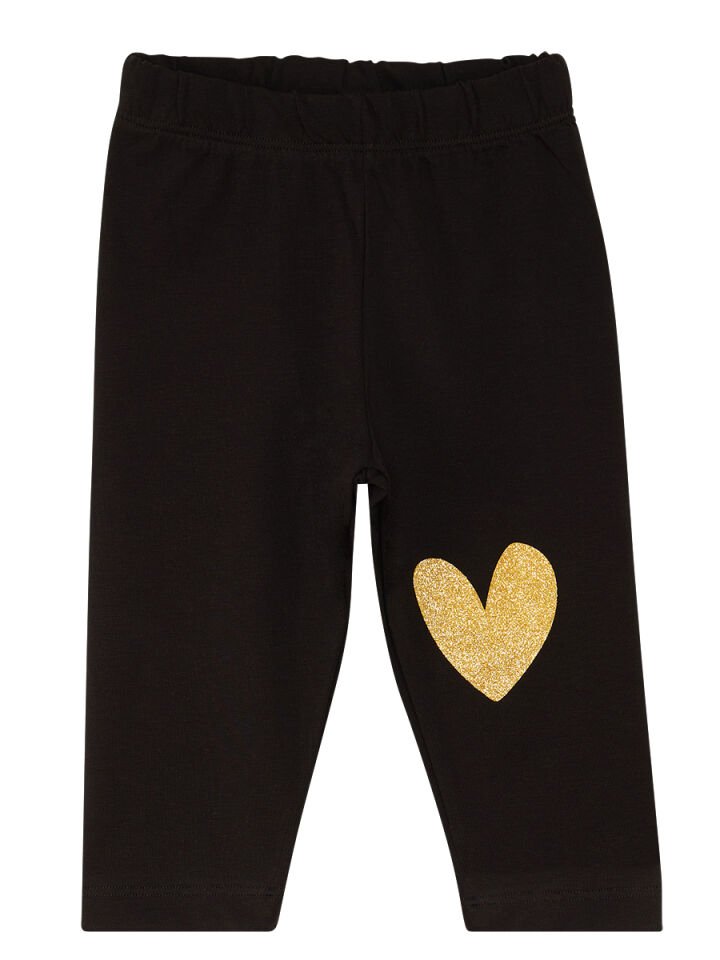 Love Cat Kız Çocuk T-shirt Tayt Takım 6 Y - Pembe, Siyah