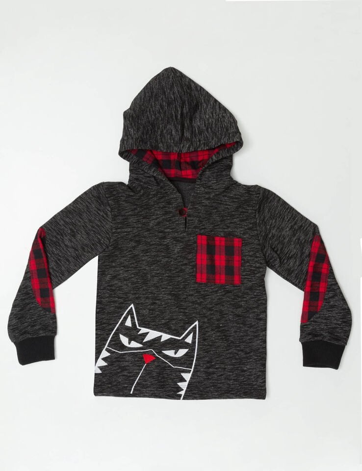 Dog Star Erkek Çocuk Kapişonlu Sweatshirt