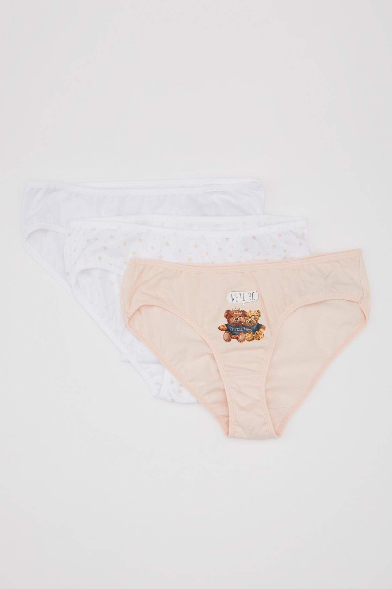 Kız Çocuk 3'lü Slip Külot